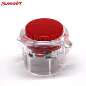 Arcade <b>Game</b> <b>Machine</b> 30mm Clear Body Round Momentary Buttons Built-in Microswitch Coin Pusher on Sale - Product Image 4