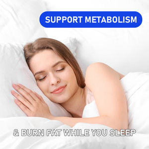 Wholesale Custom Natural Herbal Appetite Suppress Deep Sleep Supplement with Valerian Extract Night Time Fat Burner Capsules - Product Image 2