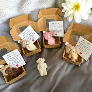 Mini Orsacchiotto Tascabile, Piccolo Peluche per Supporto Emotivo, Regalo con Scatola per le Festività - Product Image 2