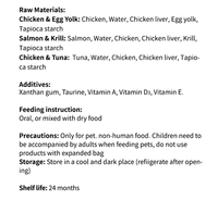 Pâte nutritionnelle pour chats adultes, saveurs poulet et thon, en sacs, vente en gros, pour le commerce transfrontalier