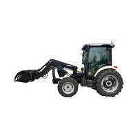 Tractor compacto multifuncional de 35HP con enganche de 3 puntos para implementos de toma de fuerza como Rotavator