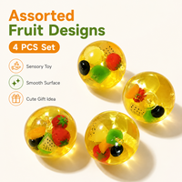 Jouet anti-stress souple et compressible en forme de pomme Vaseline Simulation