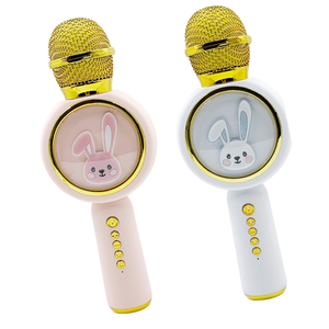 X6 fábrica al por mayor de mano Piano KTV micrófono altavoz condensador inalámbrico Vocal micrófono cardioide tipo C conector regalo de cumpleaños - Product Image 3