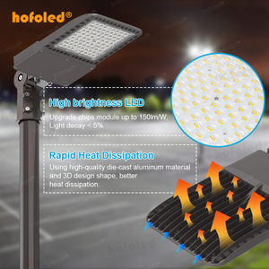 Farola LED de 200W 150lm/w para Áreas Comerciales, Iluminación de Seguridad, Resistente al Deslizamiento, 5000K Luz Diurna, Iluminación LED Tipo Caja para Estacionamientos - Product Image 3