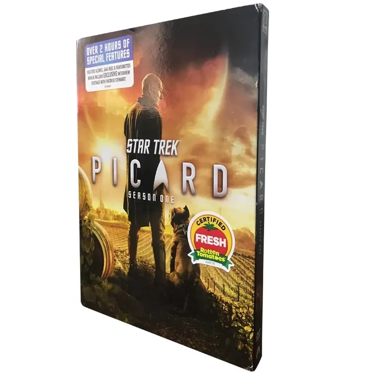 Kotak DVD set film acara TV film pasokan pabrik ebay disc rilis baru ddp pengiriman bintang Trek Picard 1 3dvd
