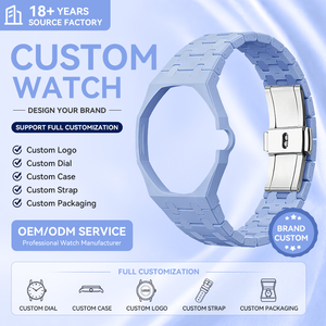 Nouveau bracelet de <span class=keywords><strong>montre</strong></span> en acier inoxydable, silicone, biocéramique et métal personnalisé pour AP X <span class=keywords><strong>Swatch</strong></span> AP Royal Pop Strap Watch Bands - Product Image 6