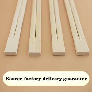 Les baguettes en bambou jetables de 21cm en plastique OPP peuvent être personnalisées avec logo baguettes jumelles 23cm en gros