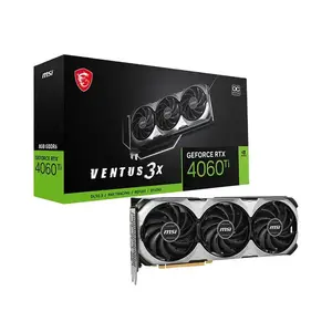 MSI Ventus GeForce RTX 4060 Ti 8GB GDDR6 PCI Express 4.0 x8 ATX Video Card RTX 4060 Ti VENTUS 3X 8G OC