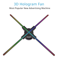 Venta directa de fábrica Ventilador de holograma 3D 56cm Ventilador LED Proyector de holograma 3D Equipo de holograma 4K HD