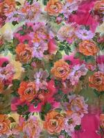 100% tissu de soie de fleurs pures pour femmes robes Saree