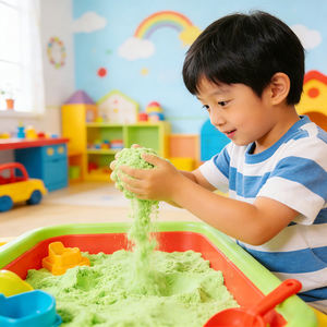 Sable Magique Non Toxique pour Enfants, Sable Spatial Éducatif et Amusant pour Jouer au Château et à la Plage - Vente Chaude Usine - Product Image 3