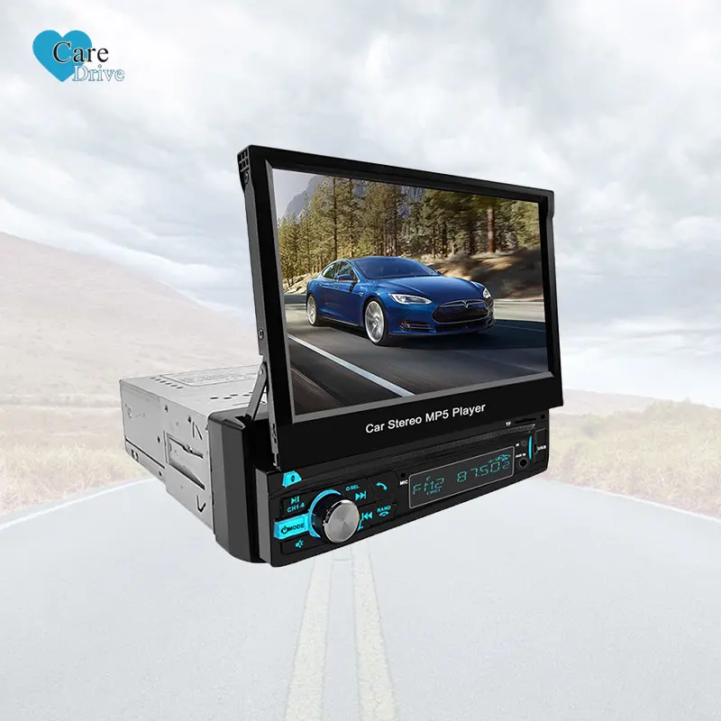 Caredrive xe kỹ thuật số phương tiện truyền thông đài phát thanh có thể thu vào 7 "Màn hình cảm ứng hiển thị autoradio Stereo MP5 Video Xe đa phương tiện DVD Player