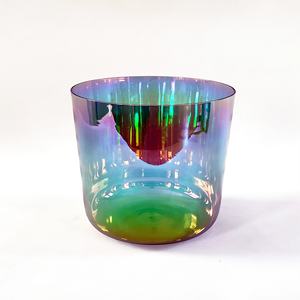 HF Sound Healing Crystal Klangschalen Titan beschichtete Oktave 3. 4. Quarz-Klangschalen 440Hz 432Hz Cristal-Klangs chale - Product Image 2