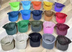 หมวกเบสบอลกีฬาวินเทจหมวกพ่อซักสองสีหมวกพิมพ์โลโก้ปักลายออกแบบได้ตามต้องการ - Product Image 4