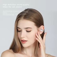 Earphone Nirkabel Stereo TWS Model Q70 Sport Terbaru 2026, Anti Air, dengan Klip Telinga, Headphone Gaming, Pabrik Terbaru
