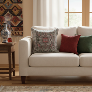 High Quality <b>Cushion</b> <b>Cover</b> with Turkish Ceramic Pattern From Turkey - Product Image 3