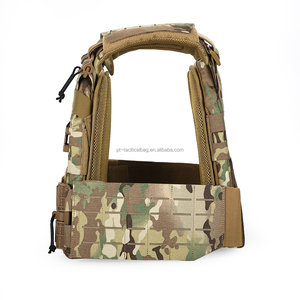 PTG Trọng Lượng Nhẹ Nhanh Chóng Phát Hành Ngụy Trang Chiến Thuật <span class=keywords><strong>Vest</strong></span> Đa Mục Đích Molle Đâm Tấm Bằng Chứng Tàu Sân Bay Đạn Đạo Chiến Thuật <span class=keywords><strong>Vest</strong></span> - Product Image 5