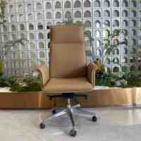 Mobilier de bureau commercial moderne et luxueux Ensemble de chaises ergonomiques de bureau réglables et inclinables en cuir PU confortables