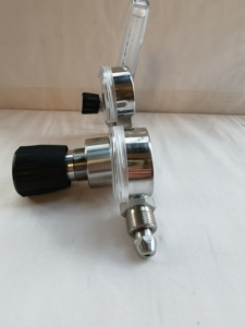 Regulador de gas nitrógeno de doble calibre SS316L con medidor de flujo de 0-15L para cilindro N2 - Product Image 4