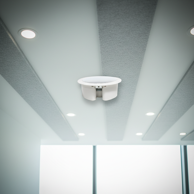 LUCKY TONE CP-506IH 4.5 Inch 6W/3W Passive In-Ceiling Flush Mount Ceiling Speaker for PA Systems