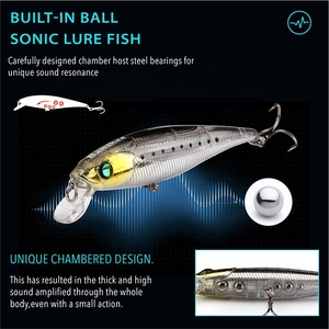 Hunthouse — leurre de pêche coloré mnw40, avec tête plombée, différentes couleurs d'action, idéal pour la pêche en rivière, haute teneur en carbone - Product Image 6