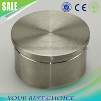 Embout de tube rond en acier inoxydable 304 316 finition satinée pour balustrade