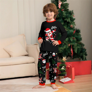 2025 New <strong>Family</strong> Matching Christmas Pajamas Set Santa Claus Lights Print Sleepwear Parent Child <strong>Holiday</strong> Homewear - Product Image 5