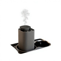 Diffuseur d'arômes d'huiles essentielles pures sans eau, électrique, en métal, avec batterie au lithium, fonctionnement silencieux, pour la maison, la chambre, la voiture