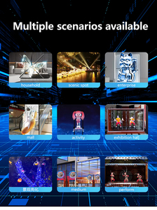 Coeus 65cm 768 LED 3D Hologram chiếu đứng tùy chỉnh OEM Giáo Dục Kỹ thuật số biển hiển thị tuyệt vời con người-robot thang máy - Product Image 6