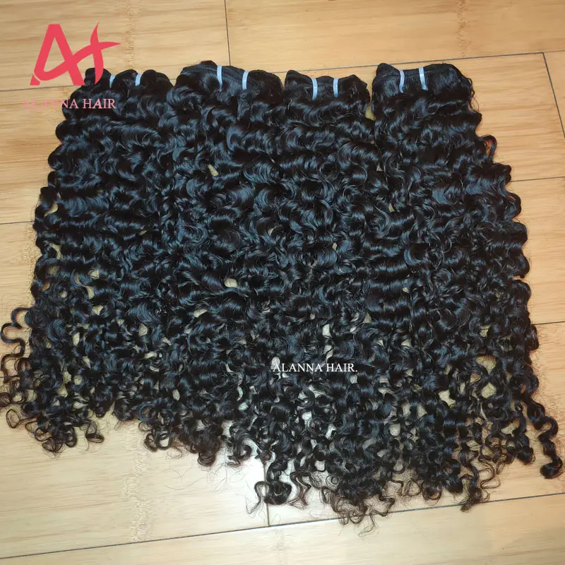 מכירה לוהטת באיכות מעולה לא מעובד קמבודי שיער לא מעובד גלם קמבודי עמוק גל מתולתל שיער טבעי Weave חבילות
