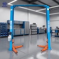 Elevador de Dos Postes de 4 Toneladas de Grado Industrial, con Piso Libre, Liberación Manual de Doble Lado, Venta Directa de Fábrica