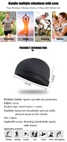 Forro de casco de malla para hombre, gorras de calavera blancas, sombrero de ciclismo que absorbe el sudor, gorro de refrigeración para deportes de ciclismo