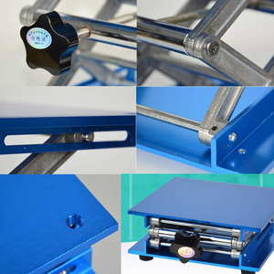 Mesa elevadora de laboratorio, soporte de elevación de laboratorio, plataforma elevadora de tijera científica de óxido de aluminio - Product Image 3