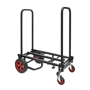 Four-Wheel Hand Truck Dolly <b>Cart</b> OEM Compact 300Lbs Max Load Capacity Foldable Lightweight Stainless Steel Platform <b>Cart</b> - Product Image 1