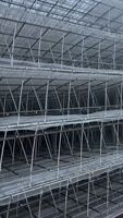 Grillage en acier 3D pour renforcement de dalle en béton composite, tissu métallique soudé