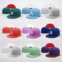 Casquette Snapback Ajustée à 6 Panneaux avec Broderie 3D Personnalisée, Visière Plate, 100% Acrylique, pour Sport et Plein Air, Modèle Uni