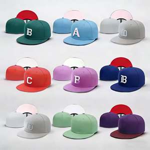 कस्टम 6 पैनल 3 डी कढ़ाई फ्लैटबिल स्नैपबैक है100 प्रतिशत एक्रिलिक सामग्री खेल टोपी सादे स्नैपबैक कैप - Product Image 2