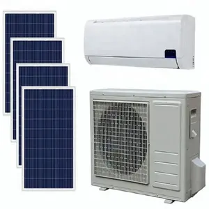 New Arrival 9000BTU Mini Split Tpye Wall Mounted Solar Air Conditioner Hybrid With Solar Panel Energy And Solar Power System