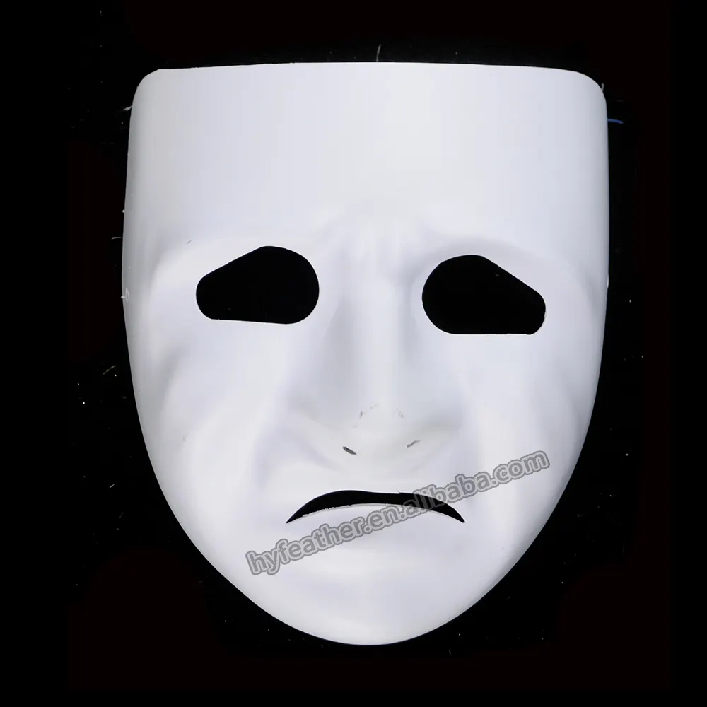 Factory Directly Trade Assurance Adult White and Black Pig Mask For Performance Show Carnival, Animal Mask
