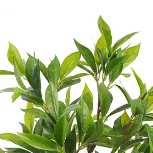 Árbol Artificial de <span class=keywords><strong>Laurel</strong></span>, Arbustos de Plástico Verde, Bonsái Moderno para Decoración del Hogar, Resistente al Agua, Ecológico, Topiario de 60 cm - Product Image 3
