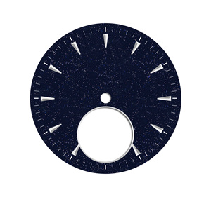 หน้าปัดนาฬิกาอะเวนทูรีนเปล่าแบบ OEM ที่ปรับแต่งได้ พร้อมดัชนีเรืองแสง ดีไซน์ Starry Night สำหรับผู้ผลิตแบรนด์ Nh34 Nh35 - Product Image 4