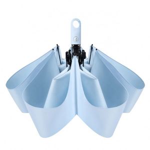 Paraguas Plegable Automático de Tres Pliegues Ultraligero con Protección Solar y Contra la Lluvia, con Gancho y Pegamento de Color, Regalo Publicitario - Product Image 4