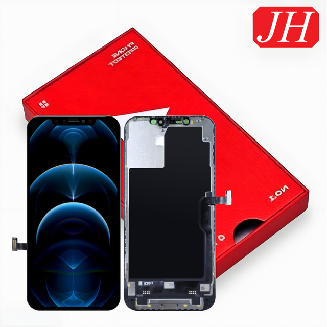 JH Wholesale OEM FHD LCD OLED Screen Assembly Replacement Display for ip 12 Pro Max Mobile Phone Repair Parts