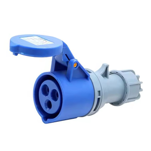 ソケットコネクタIP44産業用カプラー3ピン220-240V工業用オス2P + E + n 16A - Product Image 1