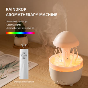 Meilleure vente Portable nuage de pluie 300ml diffuseur d'huiles essentielles goutte à goutte d'eau aromathérapie diffuseur humidificateur pour la maison - Product Image 3