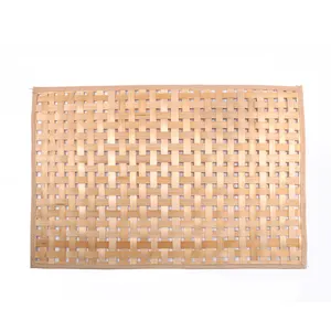 2022 New arrival environmental placemat of handmade woven bamboo placemats