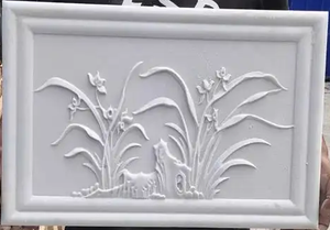 Moderne elegante Marmor wand <span class=keywords><strong>Relief</strong></span> Panel Innen Steins chnitzerei für dekorative Wand kunst - Product Image 4