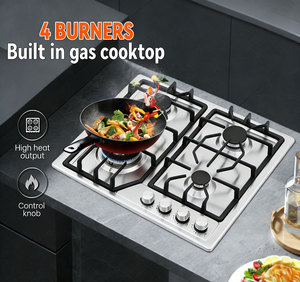 Precio de Fábrica al por Mayor, Cocina Portátil de 4 Quemadores, Utensilios de Cocina, Superficie de Acero Inoxidable, Estufa de Gas, Cocina <span class=keywords><strong>ACCD</strong></span> - Product Image 2