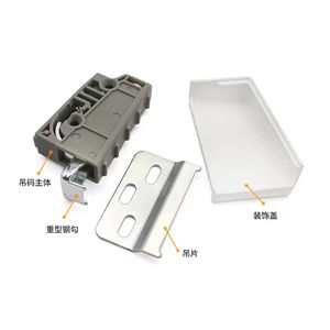 ABS dissimulé couvercle en plastique meubles armoire cintre cuisine matériel pièce de connexion - Product Image 3