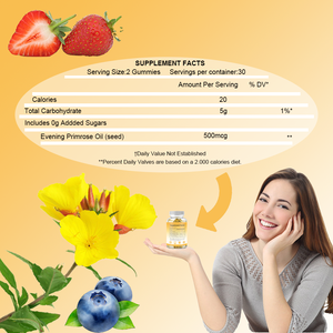 Gummies à l'Huile d'Onagre Marque Blanche AegleWell Soutien Beauté pour Femmes Équilibre Hormonal Bonbon Gélifié à l'Huile d'Onagre - Product Image 5